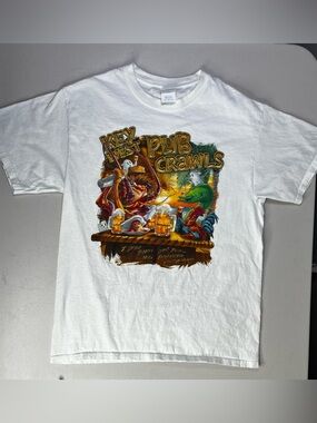 Key West Pub Crawls Graphic Tee - White